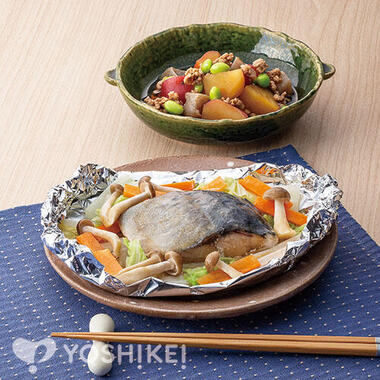 骨取あじのホイル焼き