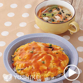 ふわとろたまごの天津飯