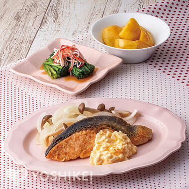 骨取り鮭のムニエル～マヨたまソース～