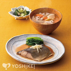 レンジで簡単！骨取あじの煮付け