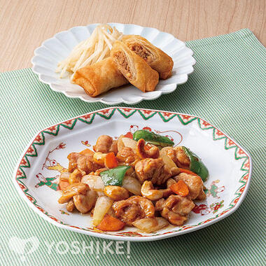 鶏肉とカシューナッツのオイスターソース炒め