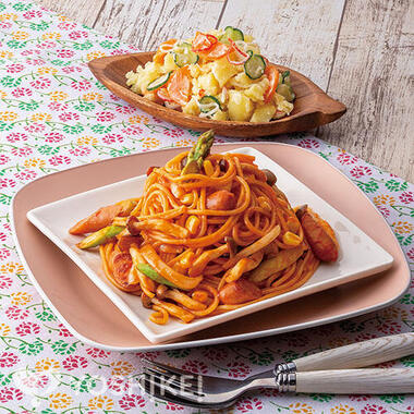 ワンパン！コク旨焼きケチャナポリタン