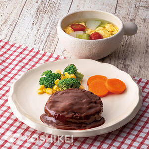 デミグラスソースハンバーグ