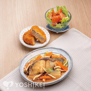 銀ひらすの野菜あんかけ