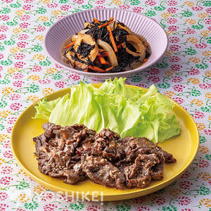 ごま風味の牛焼き肉