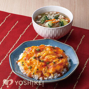 ふわとろたまごの天津飯