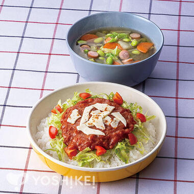 ミートソースタコライス