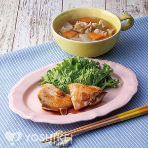 めかじきのムニエル　ガーリックバター醤油