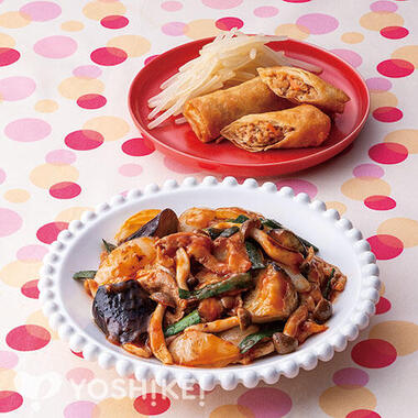 豚肉と野菜のチリ炒め