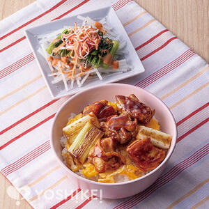 とろっとたまごの焼き鳥丼