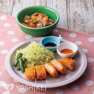 衣サクサク！２種のソースで食べるエビカツ