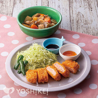 衣サクサク！２種のソースで食べるエビカツ