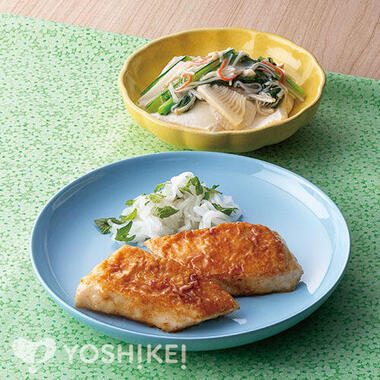 まんだいのバター醤油焼き