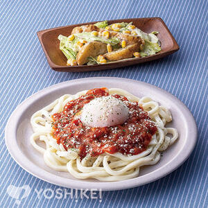 温玉のせミートソースうどん