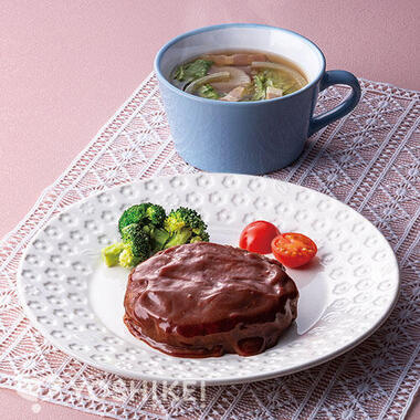 デミグラスソースハンバーグ