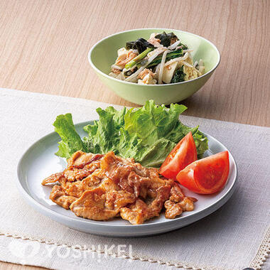 豚肉の甘みそ焼き