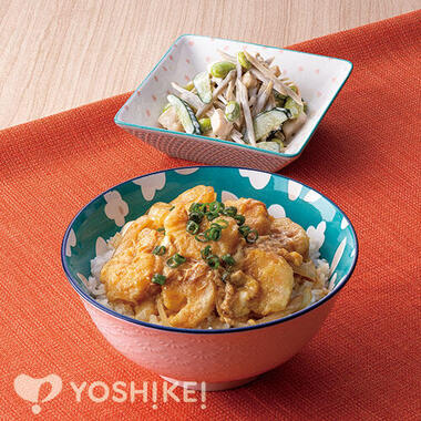 えび天風たまごとじ丼