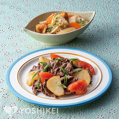 牛肉とトマトの甘酢炒め