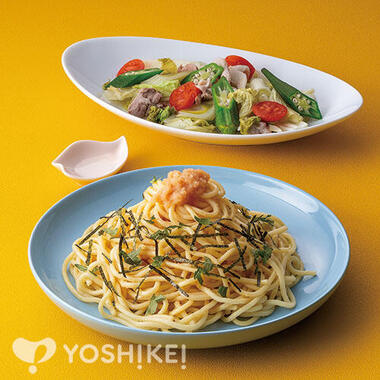 レモン果汁でさっぱり！たらこの冷製パスタ