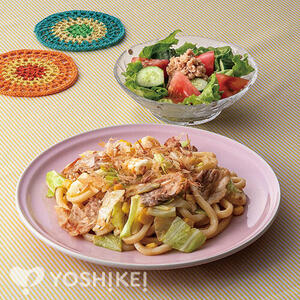 みそバターコーン焼きうどん