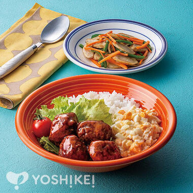てりやき肉団子の塩レモンタルタルボウル