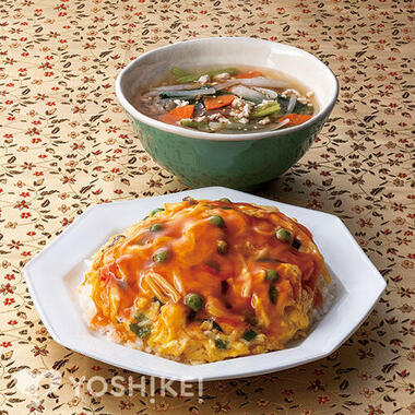 ふわとろたまごの天津飯