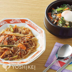 牛挽き肉のチャプチェ