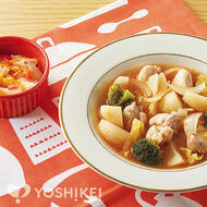 チキンのごろごろミネストローネ