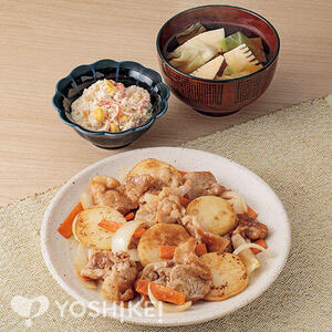 豚肉とじゃが芋の炒めもの