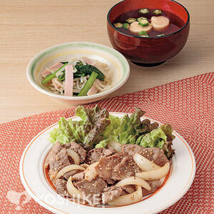 牛肉のごま醤油焼き