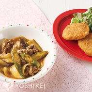 牛肉と夏野菜のトマトガーリック煮