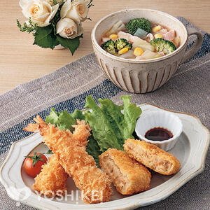 えびフライ＆肉じゃがコロッケ