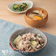 豚しゃぶ肉と白菜の重ね蒸し