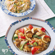 鶏肉と彩り野菜の甜面醤炒め
