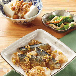 さばと長芋の香味じょうゆ