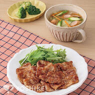 豚肉のバルサミコ生姜焼き