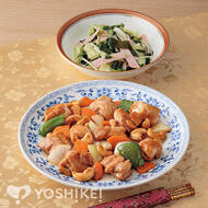 鶏肉とカシューナッツのオイスター炒め