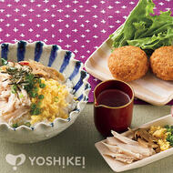 蒸し鶏でかんたん鶏飯〔ケイハン〕風