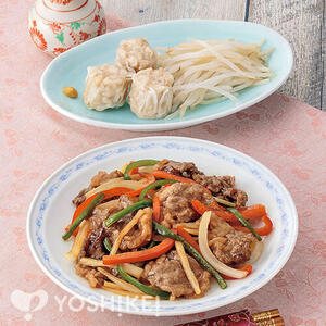 牛肉と彩り野菜の青椒〔チンジャオ〕風