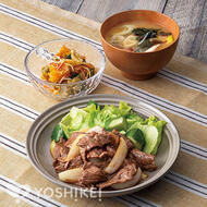 牛肉の甘酢照り焼き
