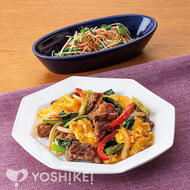 牛肉のＸＯ醤炒め