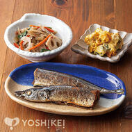 まるごと骨まで！さんまの塩焼き