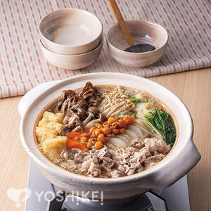 ４種のきのこづくし！豚生姜鍋