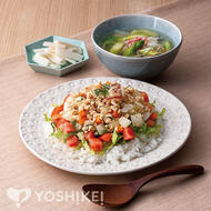 しそとみょうが香る和風タコライス