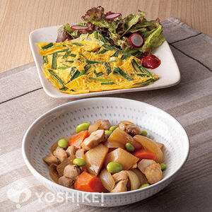 ５品目のはちみつ照り煮