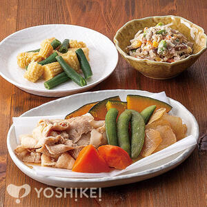 紙包み　豚肉の彩り煮