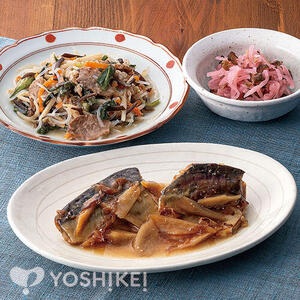 骨取りさばとごぼうの土佐煮