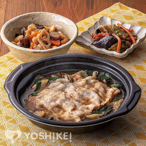 豚バラのにんにく醤油鍋