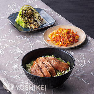 炙りサーモン漬け丼