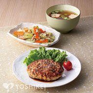 もずく入り和風ポークハンバーグ